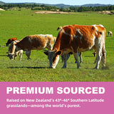 Ewecxine origen de pastura en Nueva Zelanda para una nutrición limpia.