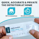 Exploro THC Test Kit: tiras de prueba para uso en casa.