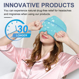 EXQUISLIFE Cobertura de gel frío para cabeza, enfriamiento prolongado.