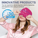 EXQUISLIFE Gorro de gel frío para cabeza con enfriamiento prolongado
