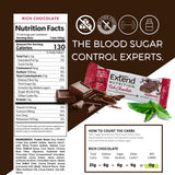 Extend Bar barra proteina en mano, snack para energía sostenida.