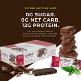 Extend Bar barra proteina envase abierto, ideal para snack rápido.
