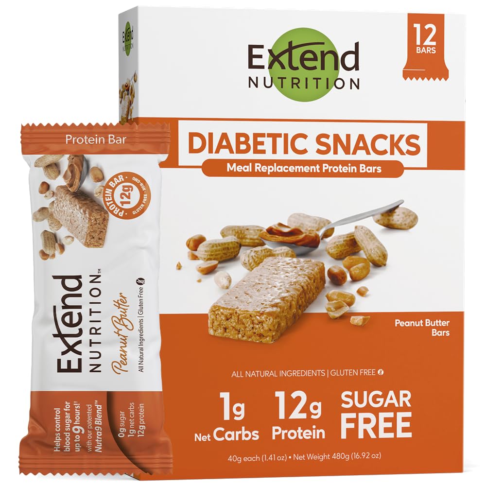 Extend Bar barra de proteína sin azúcar en empaque práctico para llevar