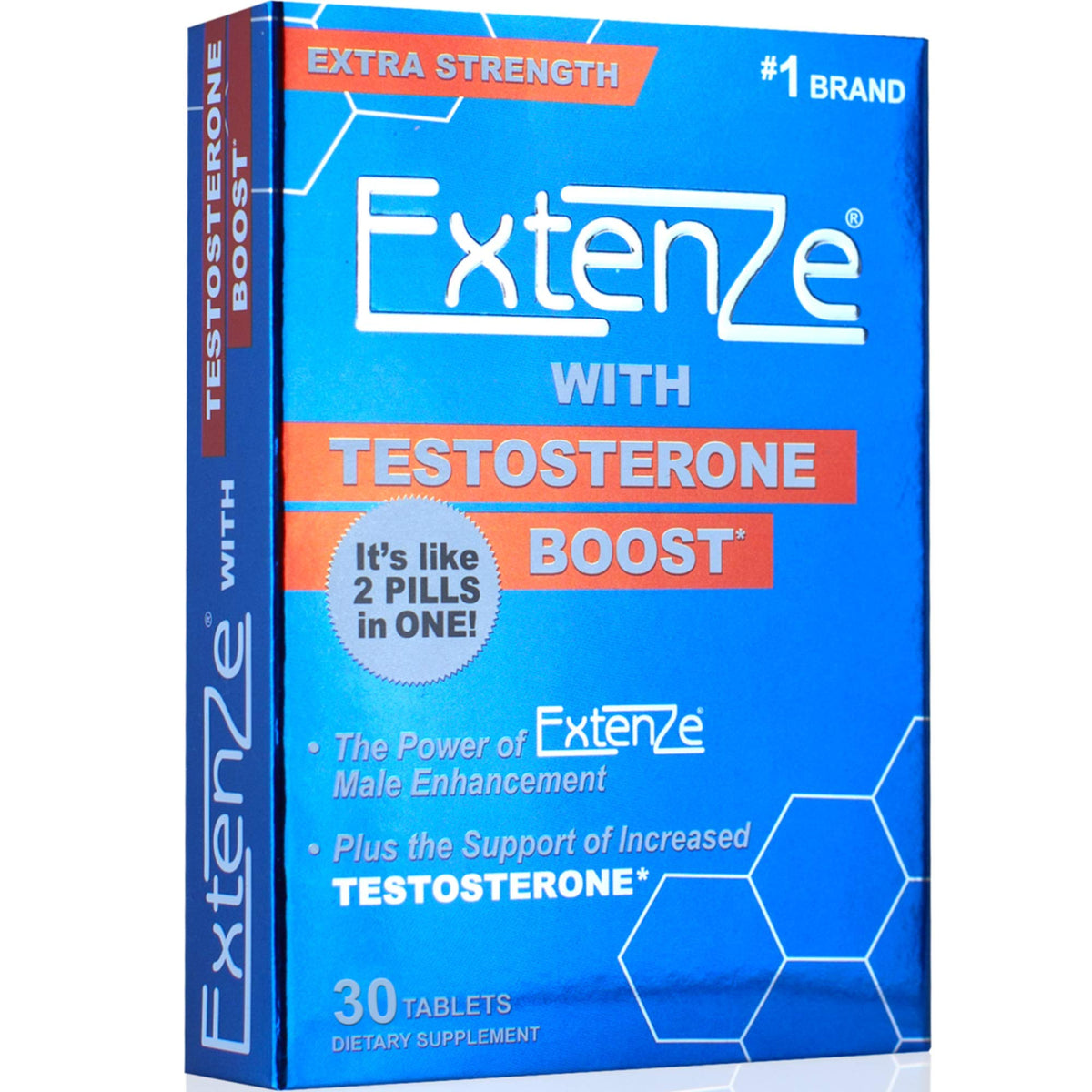 ExtenZe Aumento de testosterona: cápsulas para apoyar energía y rendimiento diario.