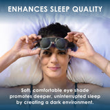 EyeEco Eyeseals 4.0 con cinta de microfibra ajustable para un ajuste cómodo