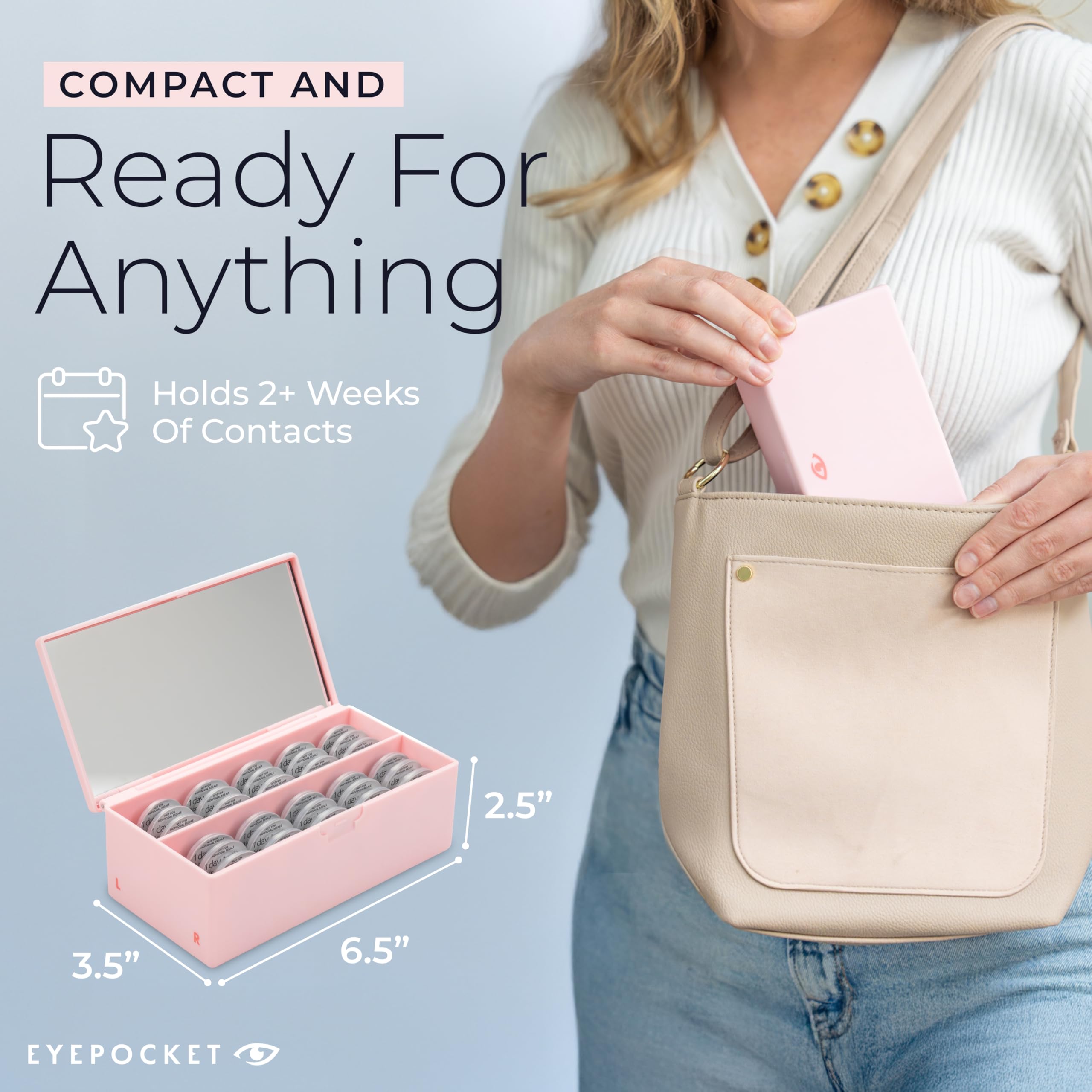 Eyepocket accesorio de viaje ligero cabe en bolso para movilidad