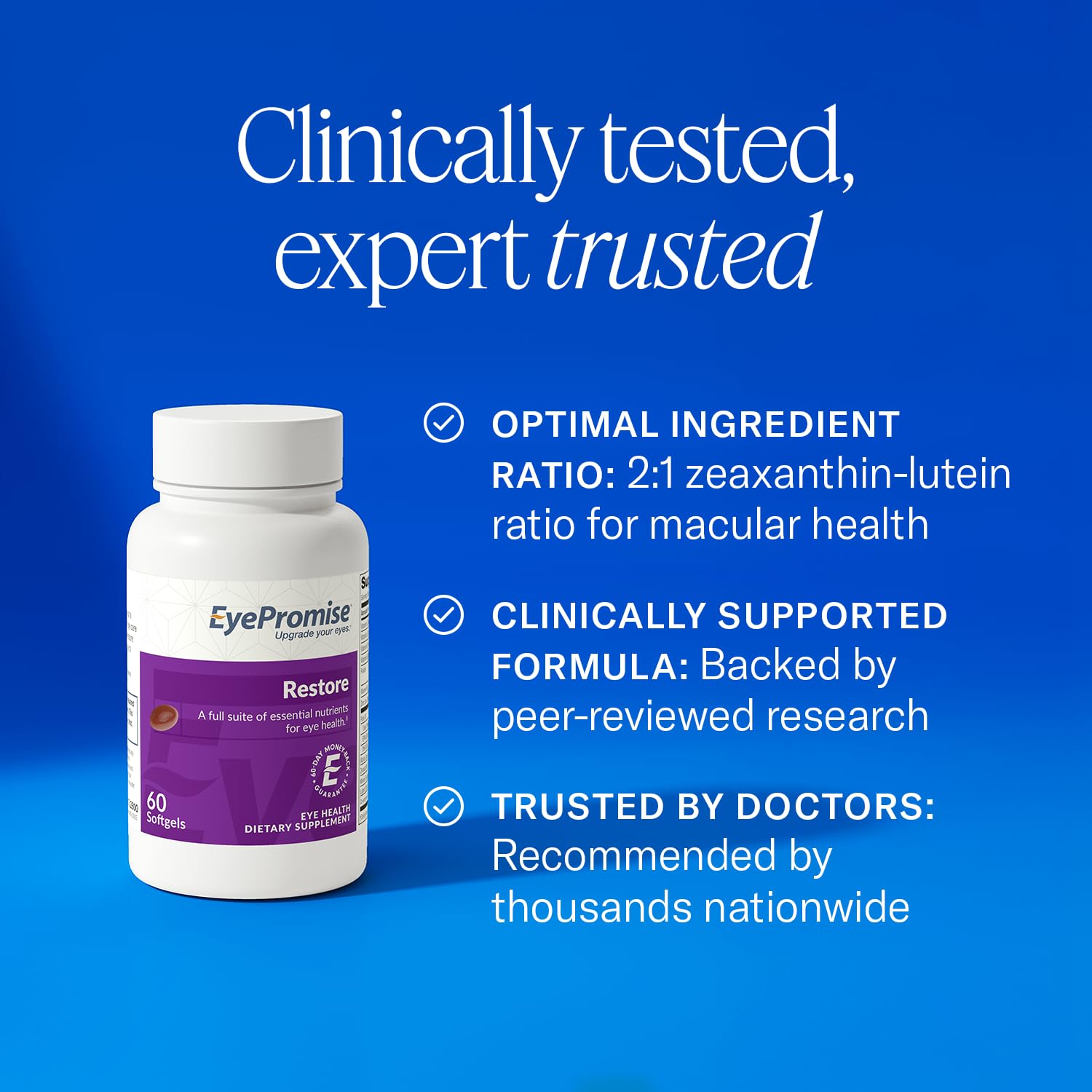 EyePromise Restore: aceite de pescado Omega-3 para nutrición ocular