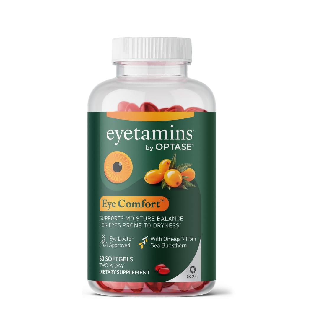 eyetamins cápsulas suaves listas para tomar con la comida diaria.