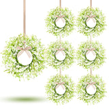 EYNDYN corona colgante bebe aliento gypsophila para decorar entrada exterior