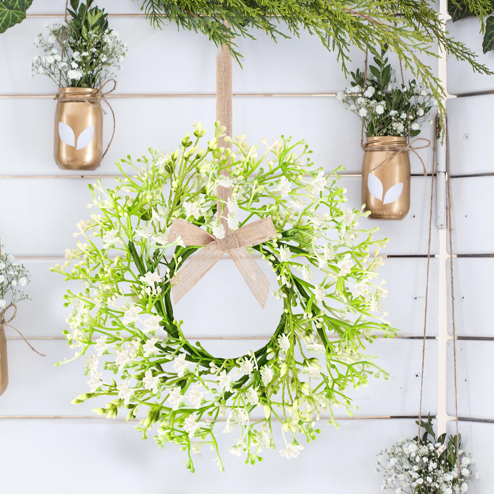 EYNDYN ornamento bebe aliento gypsophila decoraciones estacionales