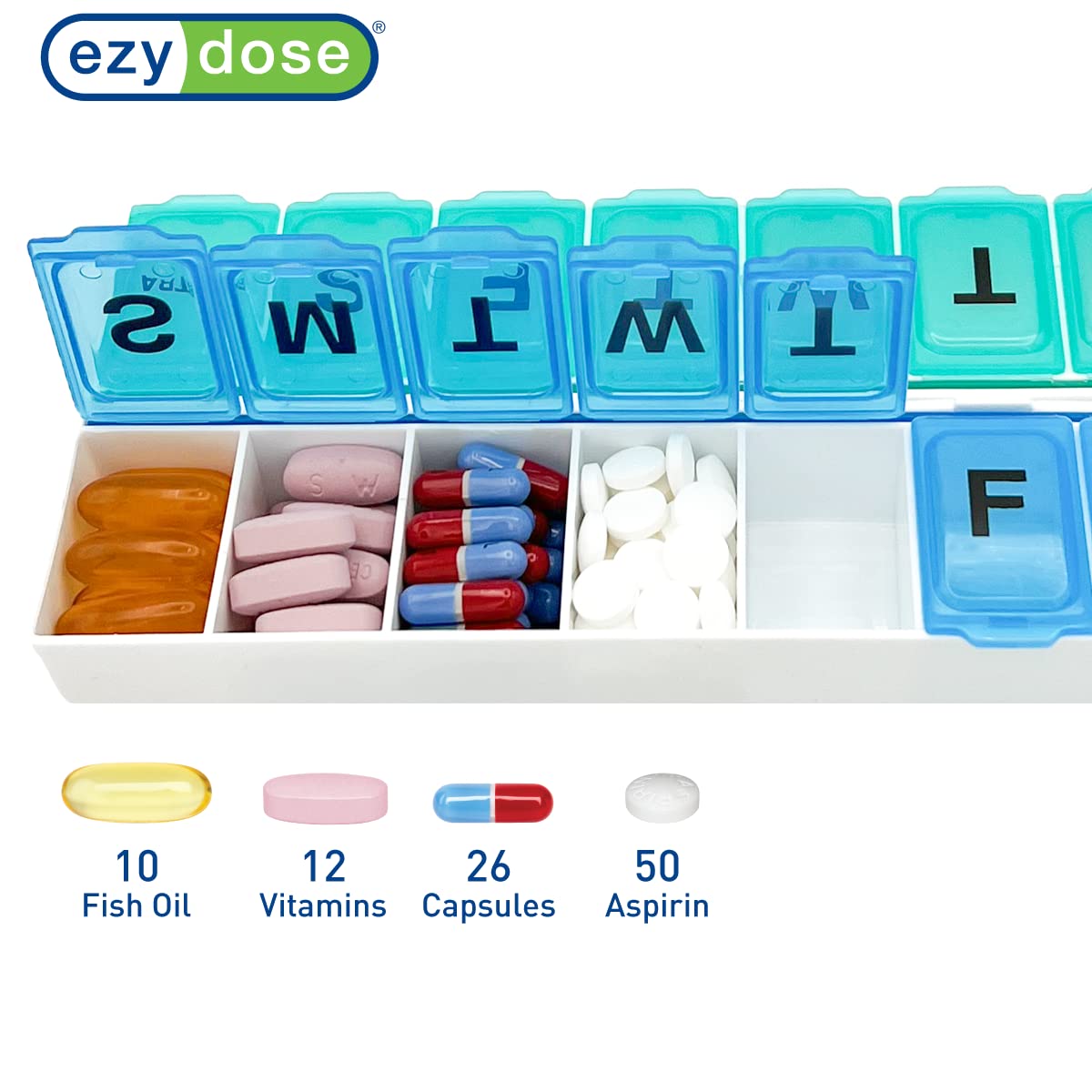 EZY DOSE almacenamiento extra para medicación adicional o suplementos