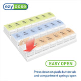 EZY DOSE libre de BPA, seguridad para tus medicamentos.