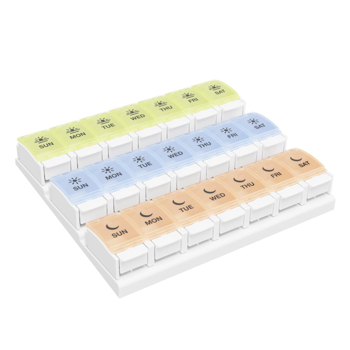 EZY DOSE Semanal caja de pastillas, organización clara para toda la semana.