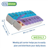 EZY DOSE tapa transparente facilita confirmar dosis sin abrir