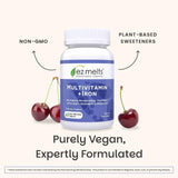 Ingredientes antioxidantes visibles que apoyan energía con EZ Melts.