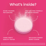 EZ Melts B1 25 mg, empaque frontal, uso rápido sin necesidad de agua.