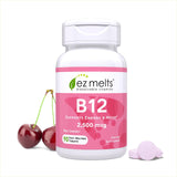 EZ Melts B12 tableta disoluble para energía rápida y conveniente.