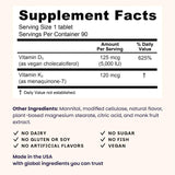 Botella EZ Melts con 90 tabletas veganas y sin GMO.
