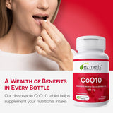 EZ Melts CoQ10 sin alérgenos para dietas específicas