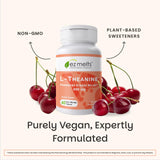 EZ Melts L-Theanine sabor cereza dulce para toma agradable
