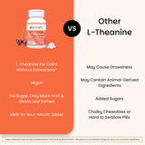 EZ Melts L-Theanine: opción vegana sin sabores artificiales para uso diario