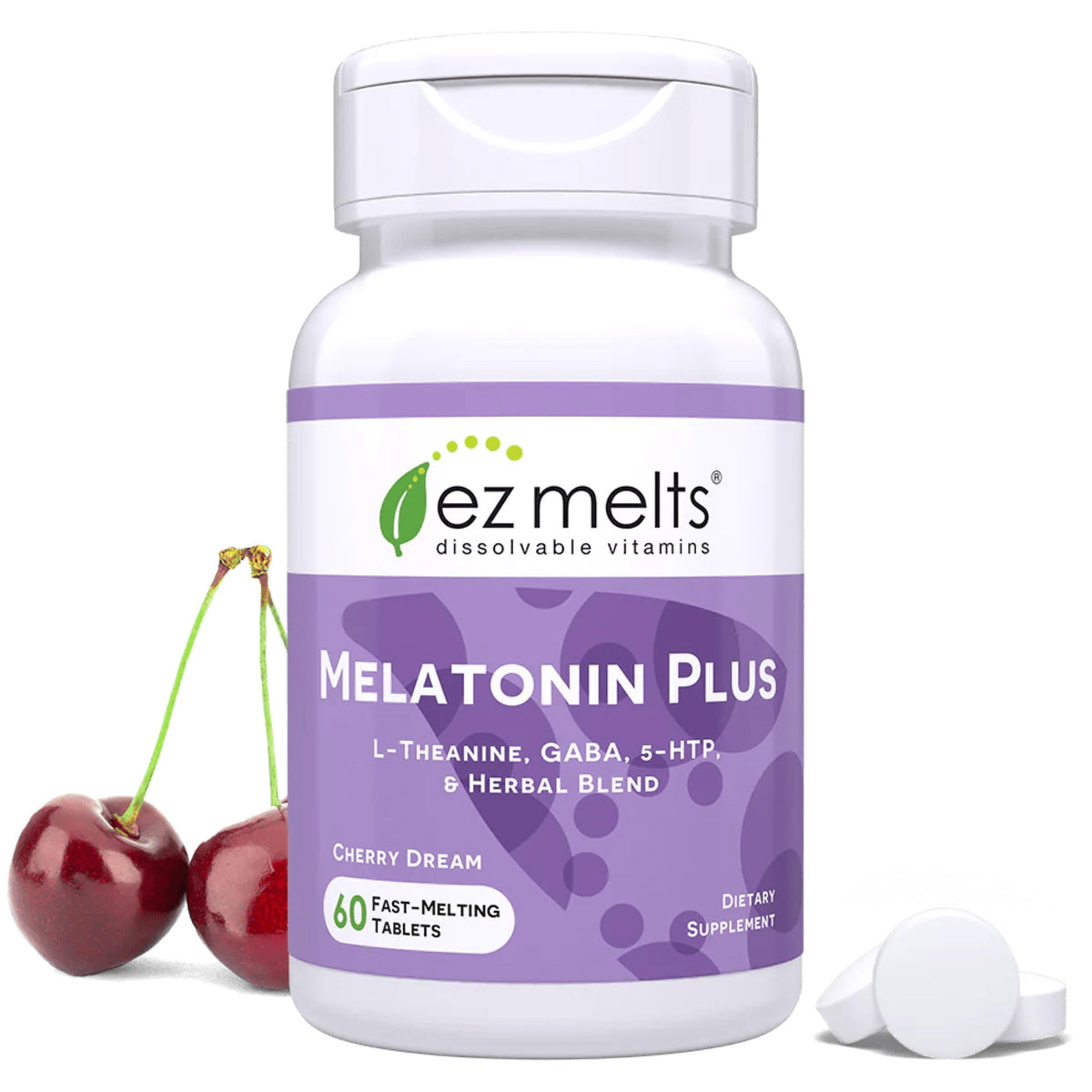 Caja de EZ Melts Melatonin Plus para la rutina nocturna.