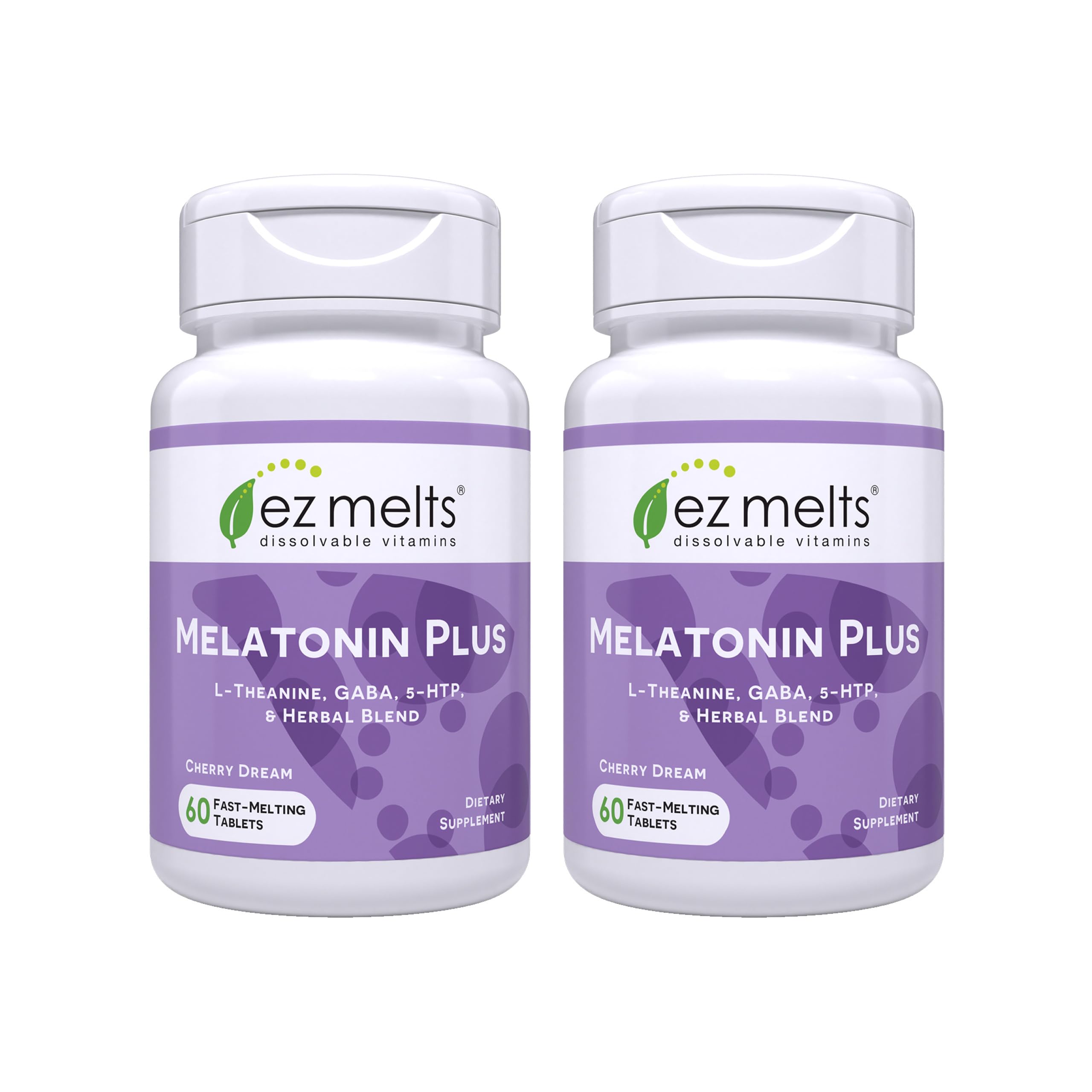 EZ Melts Melatonin Plus tableta disoluble sabor cereza para dormir más fácilmente
