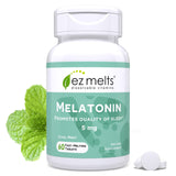 EZ Melts Melatonina: botella con tabletas que se disuelven para descanso suave