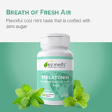 EZ Melts Melatonina: suplemento vegano y libre de OGM
