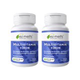 EZ Melts Multivitamínico botella sabor cereza tropical para uso diario
