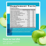 EZ Melts Multivitamin sin hierro, sabor manzana para dosis diarias sin esfuerzo.