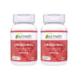 EZ Melts Ubiquinol 100 mg, tabletas disolubles en la boca para mayor comodidad.