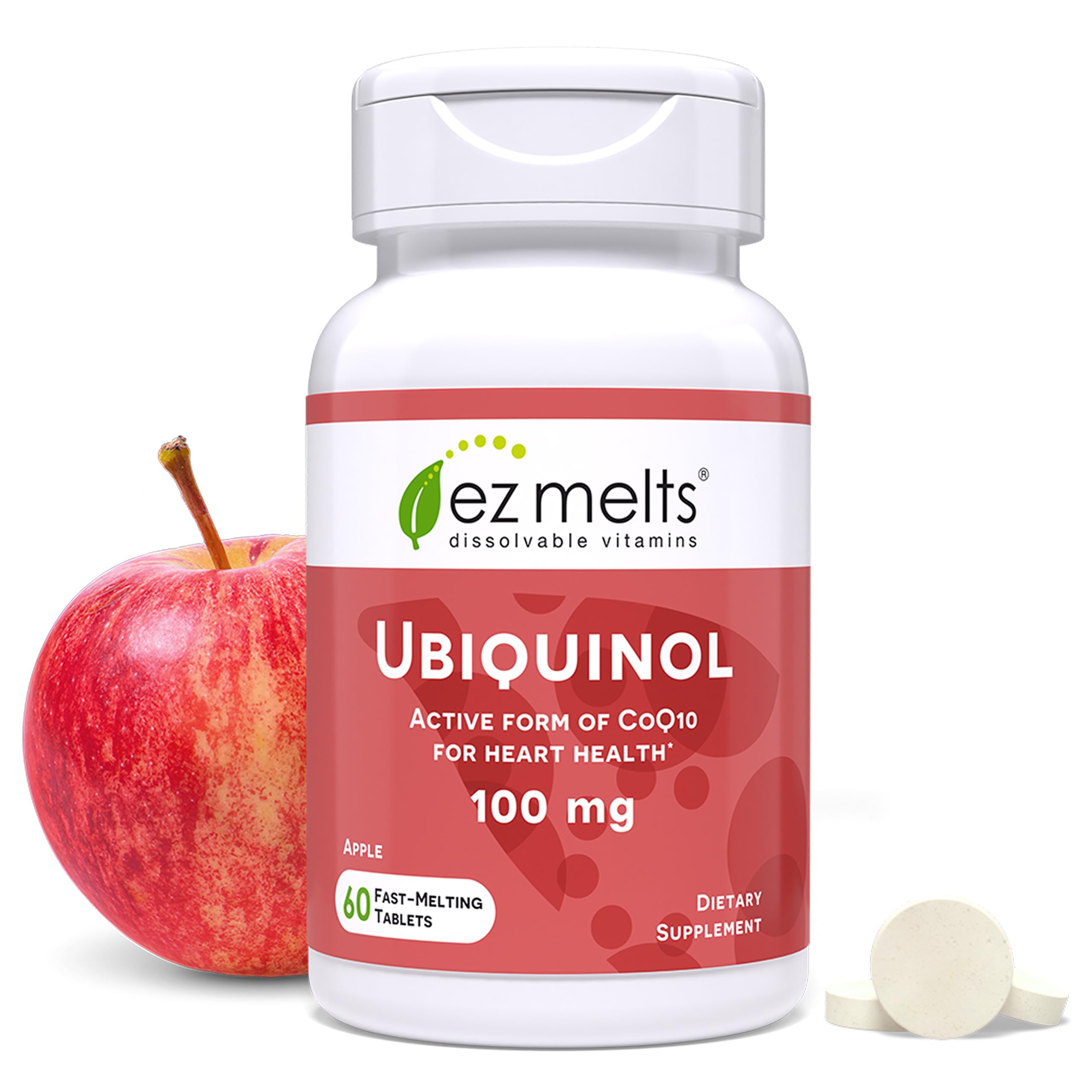 EZ Melts ubiquinol 100 mg, tabletas dispersables para absorcion rapida