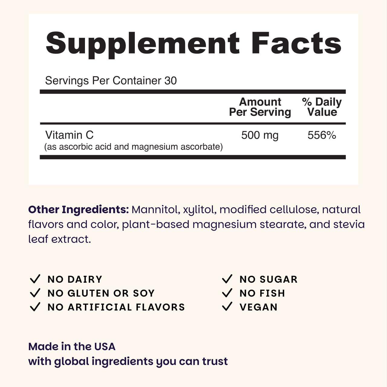 EZ Melts Vitamin C: cuidado de la piel y colágeno con vitamina C