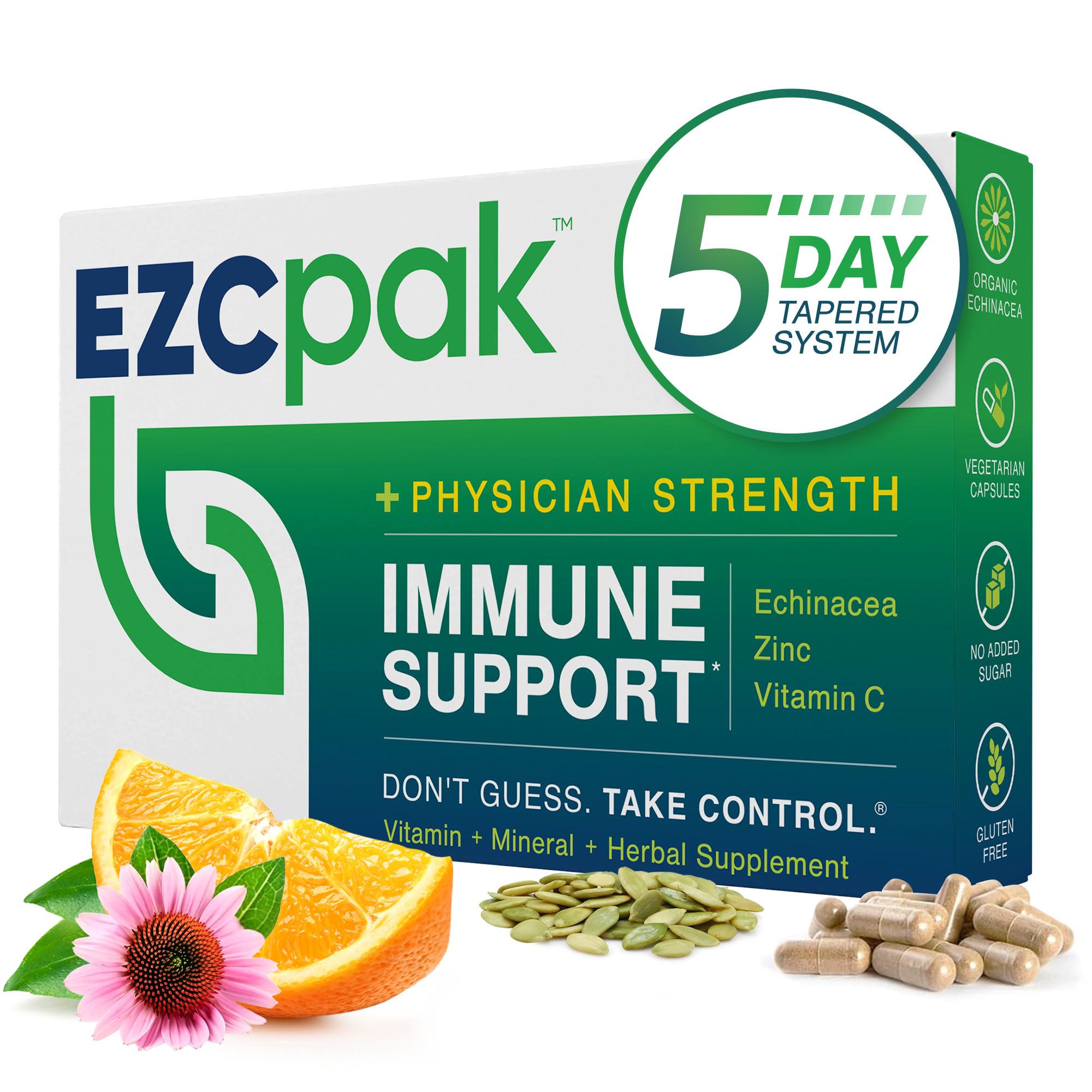 EZC Pak: botella de inmunidad para impulso diario.