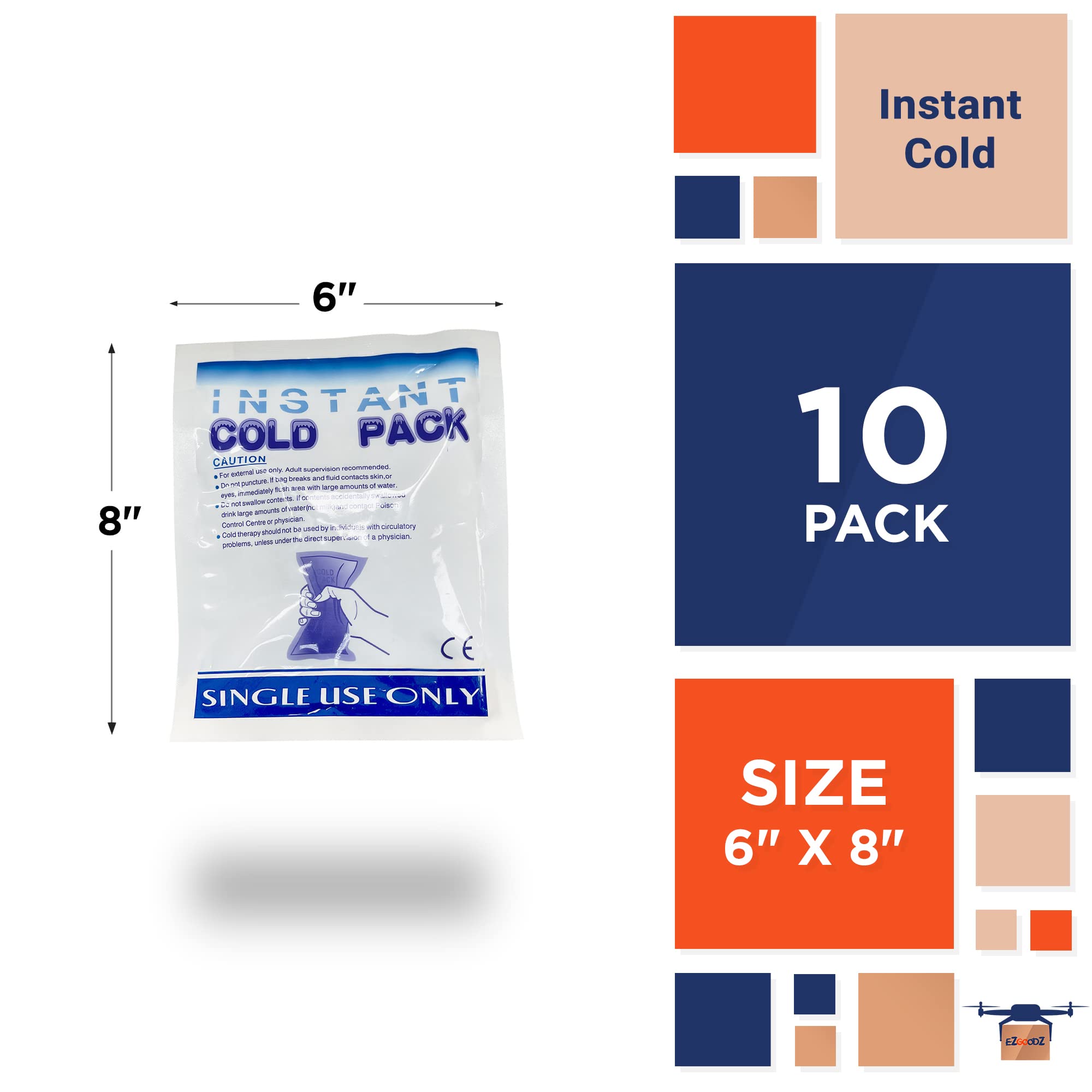 EZGOODZ activación instantánea, listo para aplicar y calmar molestias.
