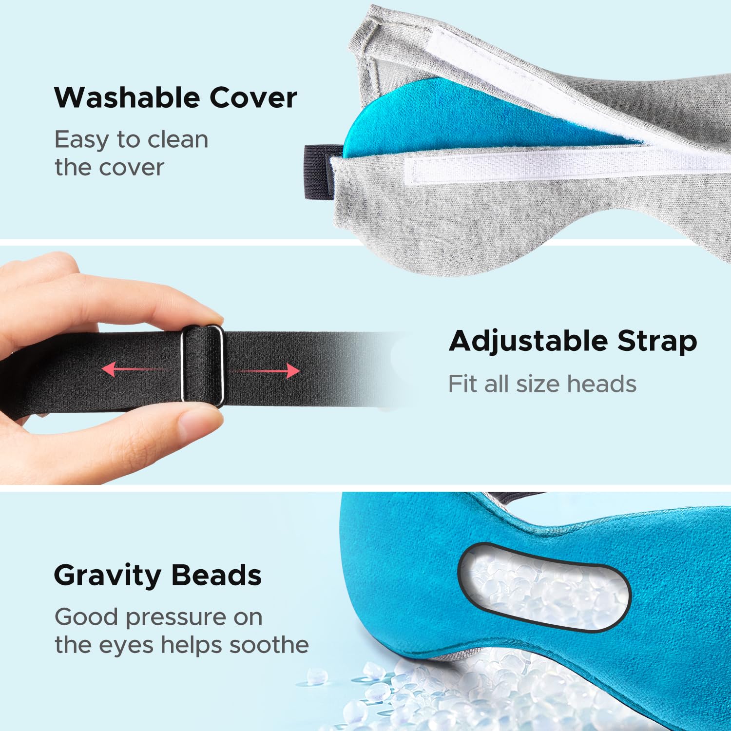 Diseño ergonómico Ezona para uso cómodo en casa o viaje