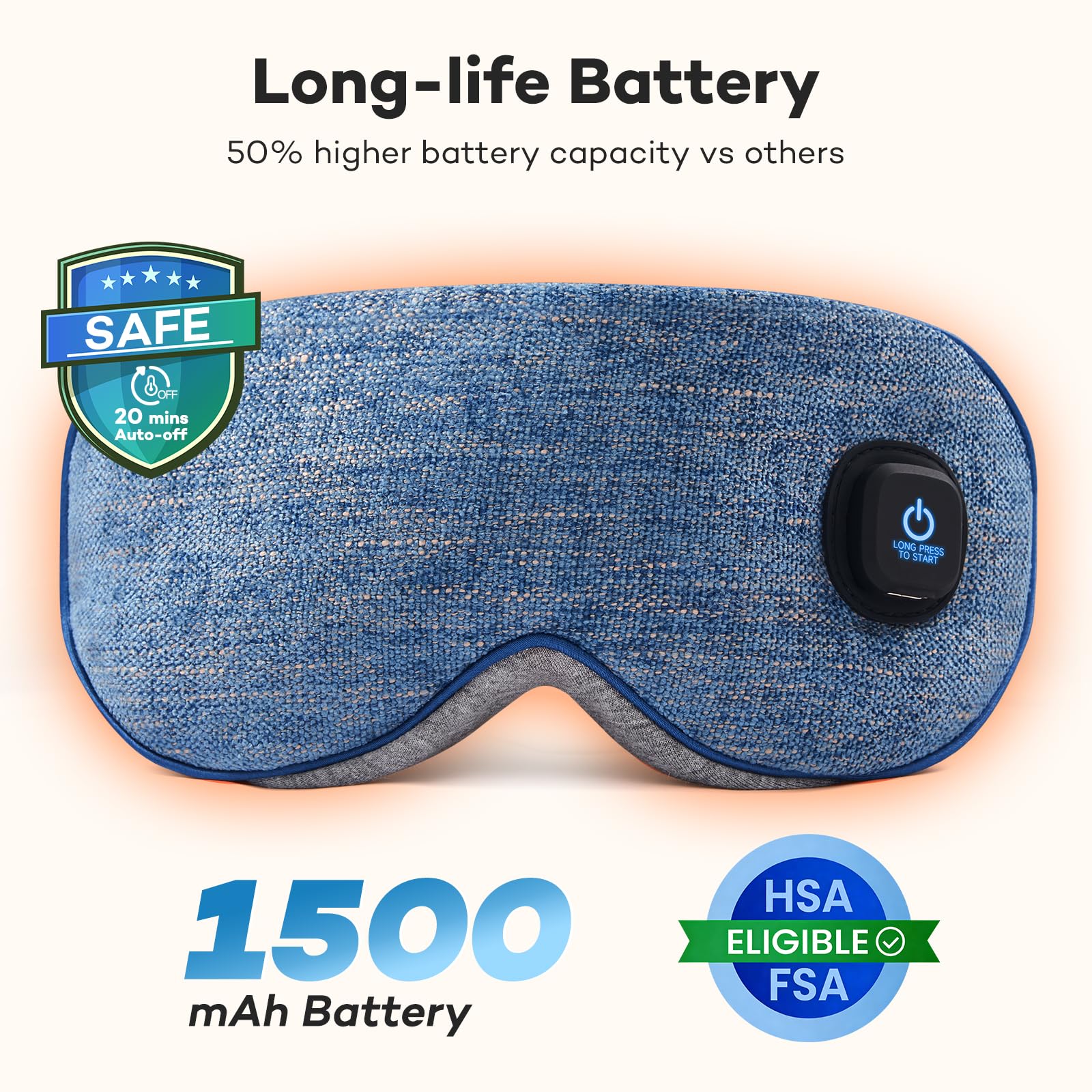 Batería de 2000 mAh para uso diario sin recargas constantes.