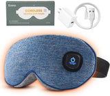 Ezona máscara ocular de algodón con calor sin cables para uso cómodo.