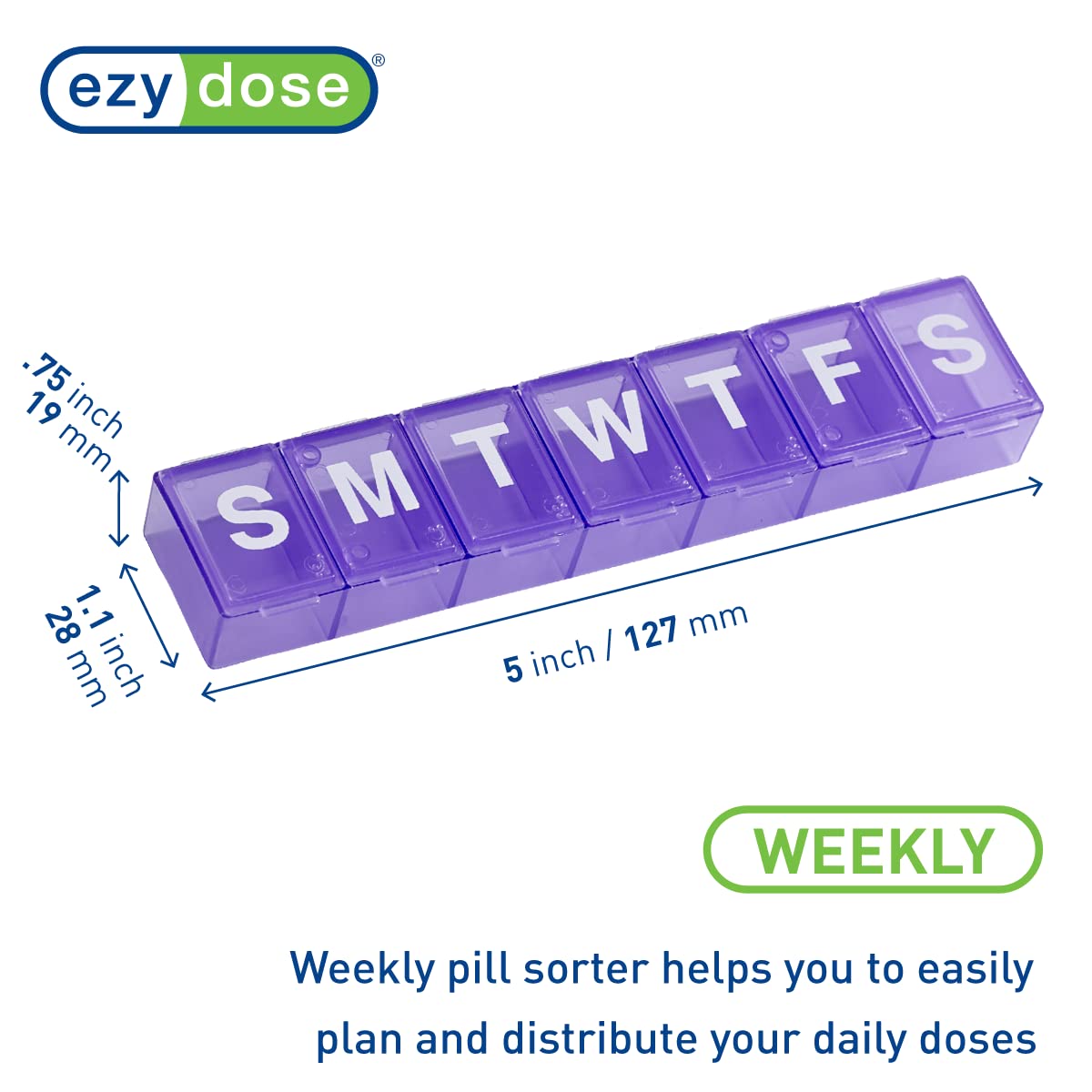 EZY DOSE apertura fácil, acceso rápido a las pastillas