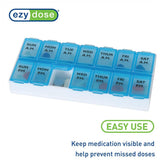 EZY DOSE: uso fácil y portátil para vitaminas o medicamentos.
