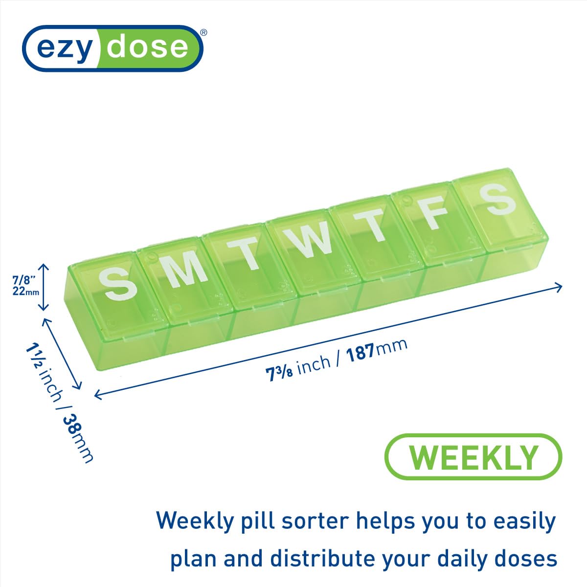 EZY DOSE: diseño portátil para llevar medicación a casa, trabajo o viaje