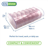Cajas diarias EZY DOSE AM/PM para tomas matutinas y vespertinas.