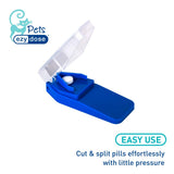 Cortador EZY DOSE facilita la limpieza entre medicamentos.