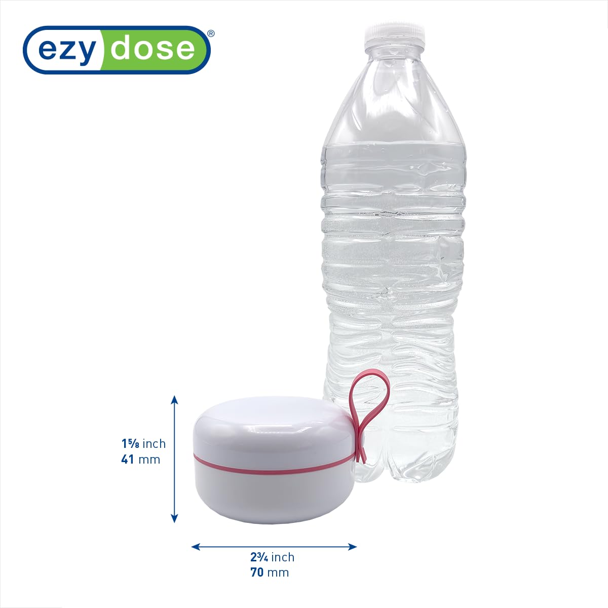 EZY DOSE diseño compacto y ligero, ideal para viajar.