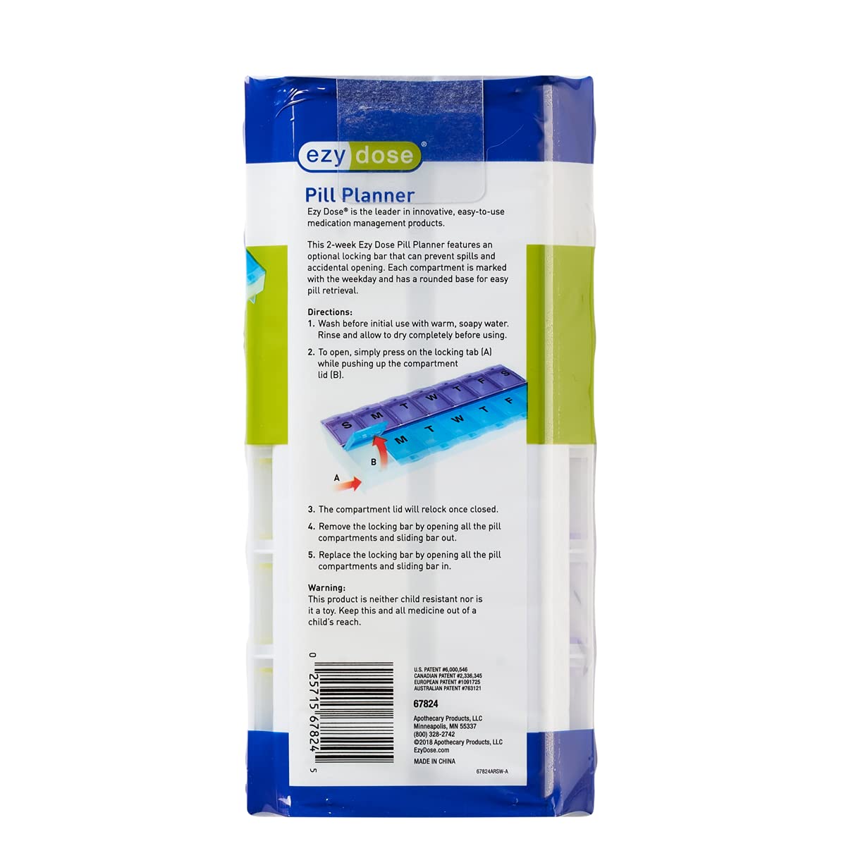 Portátil y compacto EZY DOSE para llevar en bolso.