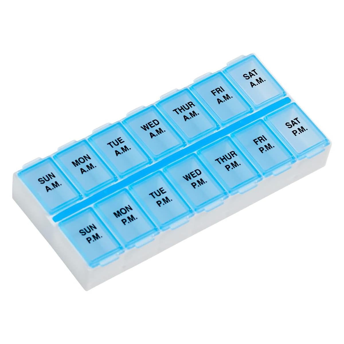 EZY DOSE: caja-pastillas-am-pm para planificación semanal.