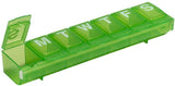 EZY DOSE: contenedor semanal de pastillas con cierre seguro para viajar.