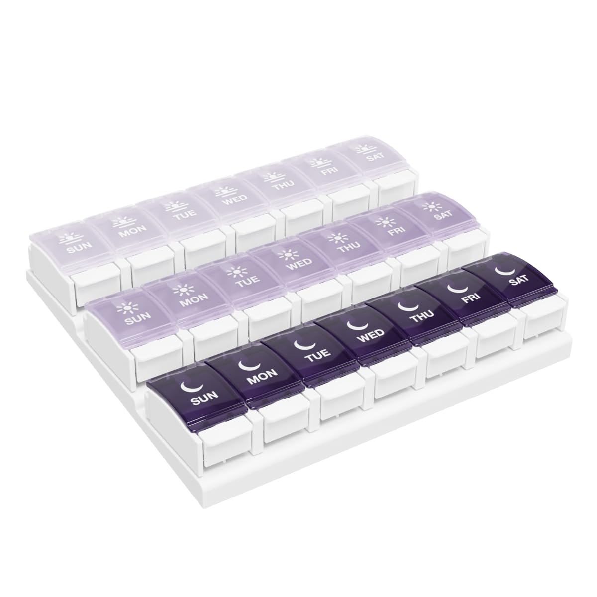EZY DOSE: caja semanal de mañana, acceso rápido y seguro a las pastillas.