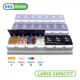 EZY DOSE: caja semanal de mediodía para organizar dosis con claridad.
